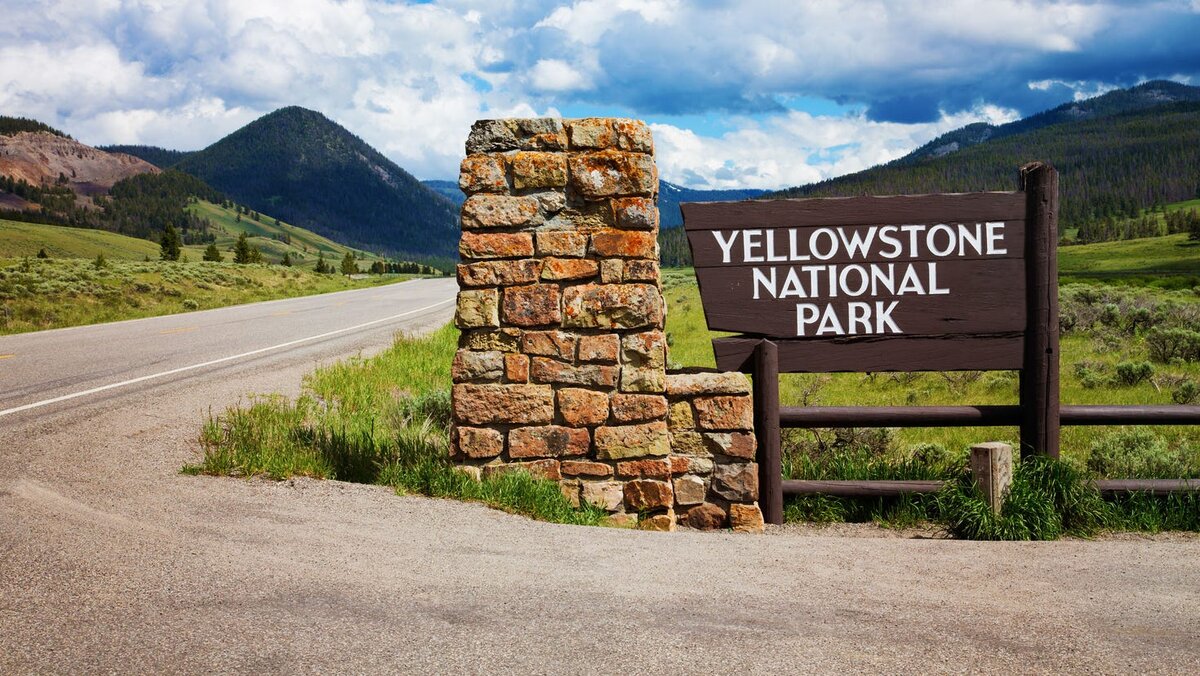 Yellowstone National Park туристы