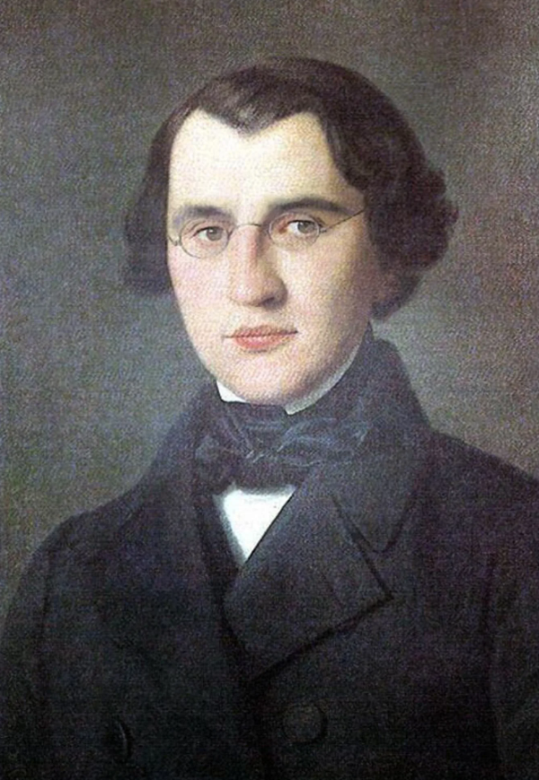 Портрет Ивана Тургенева в молодости