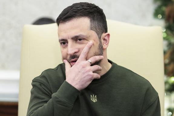    Президент Украины Владимир Зеленский, Oliver Contreras - Pool via CNP / globallookpress.com