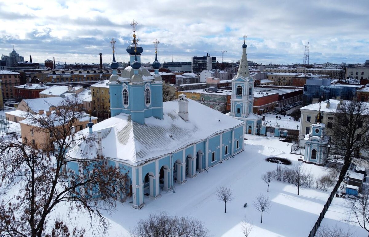 Вознесенский собор в Твери зимой