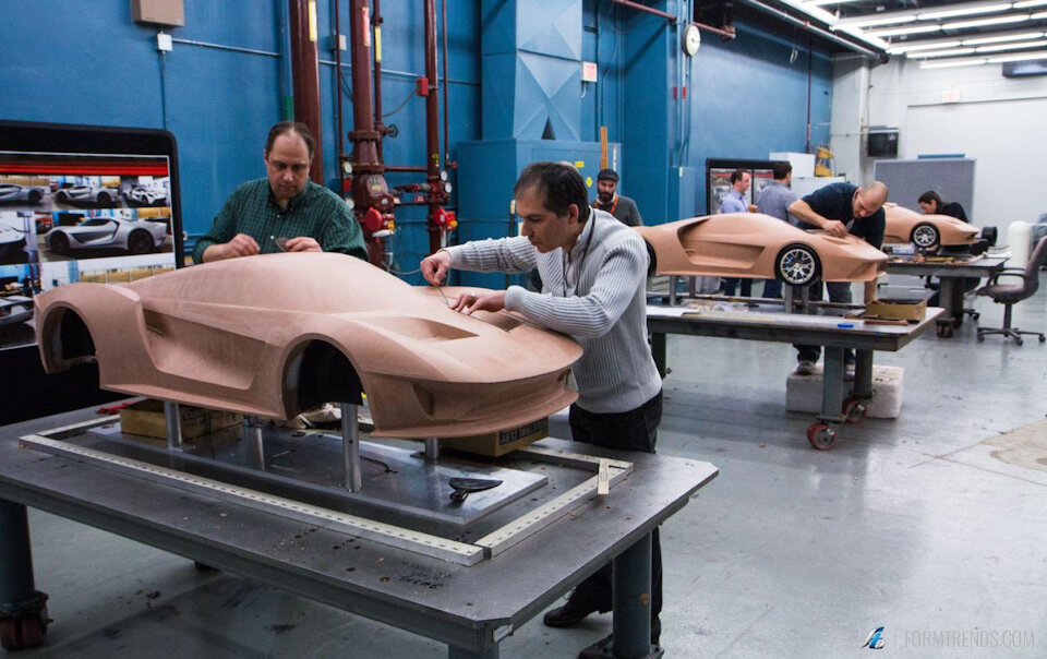 Работа над новым Ford GT