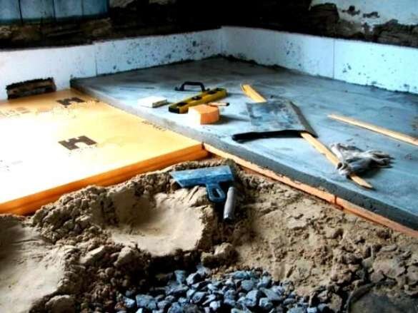 Как обустраивать наливной пол на грунт