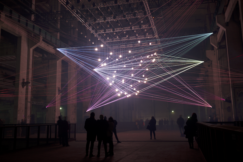     Deep Web installation at Kraftwerk, Berlin, February 2016.