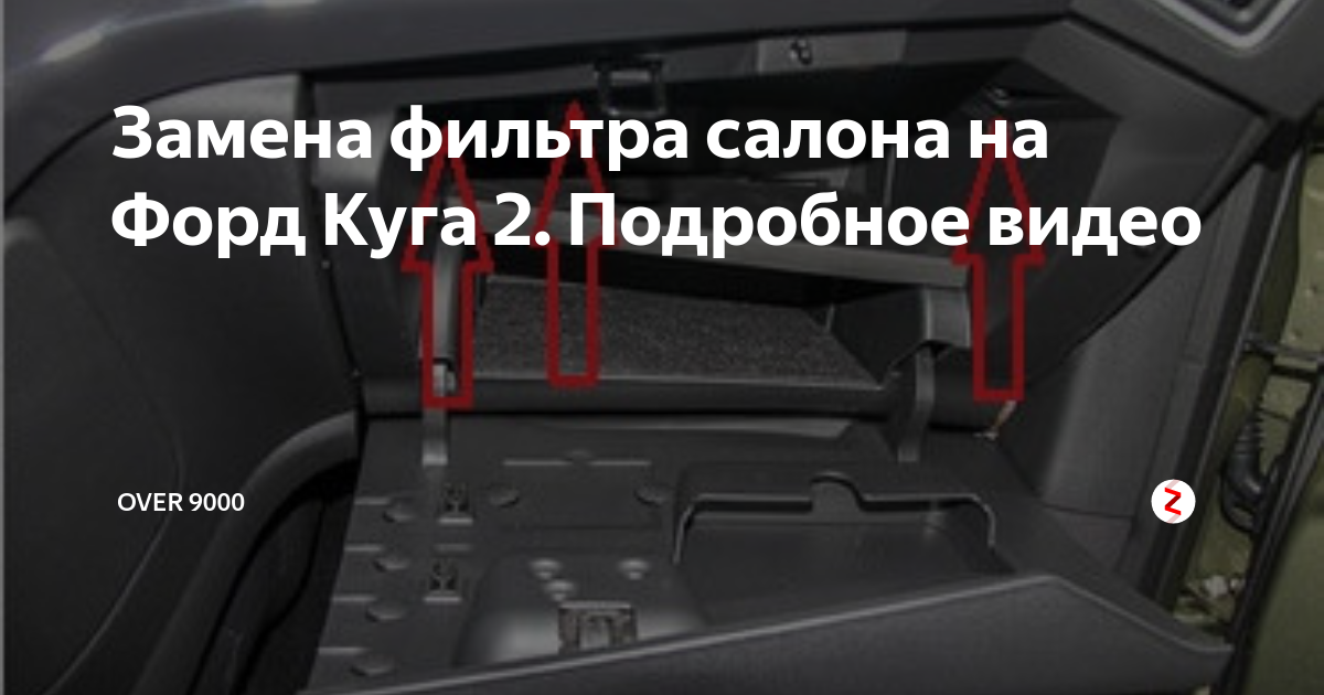 Форд куга салонный фильтр где находится Форд куга салонный фильтр где находится