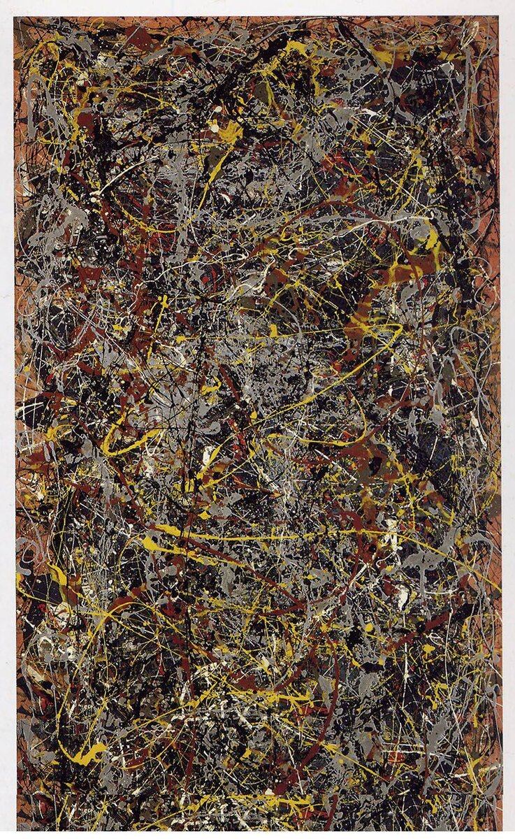 Джексон Поллок "No. 5, 1948" / Jackson Pollock's "No. 5, 1948"