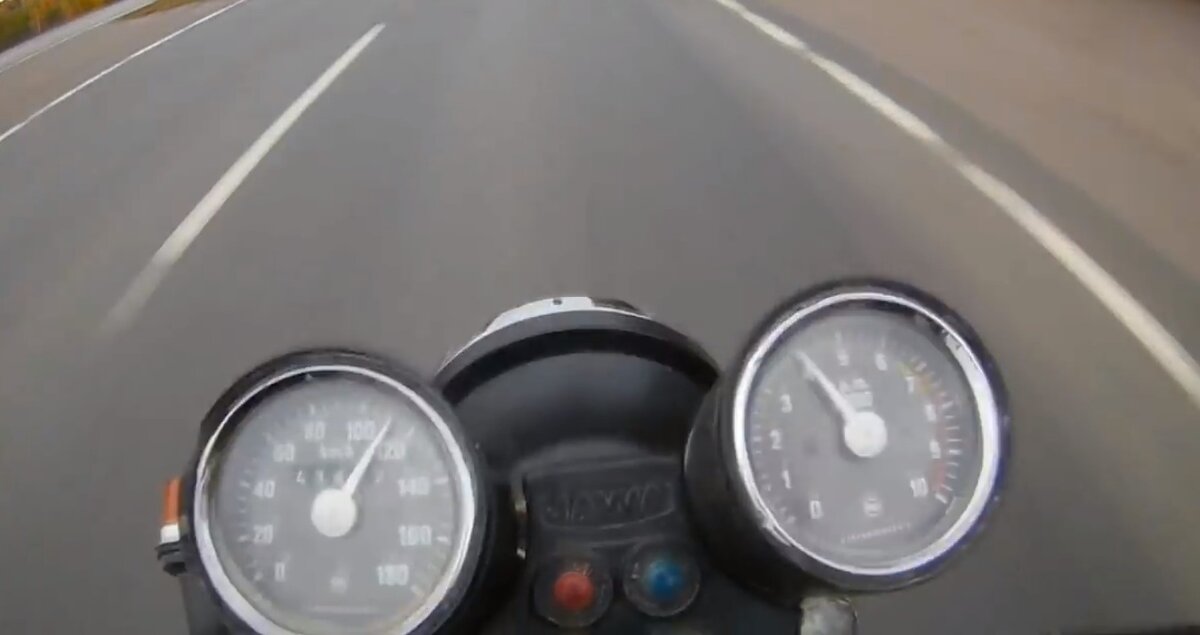 Кадр из видео, это НЕ максимально достигнутая скорость