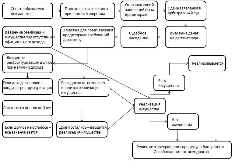 Как проходит процедура банкротства физического лица если нет имущества |  Банкротоф | Банкротство физических лиц | Дзен