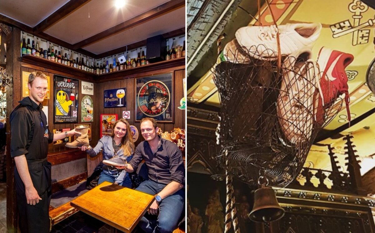 Процесс сдачи обуви в Dulle Griet