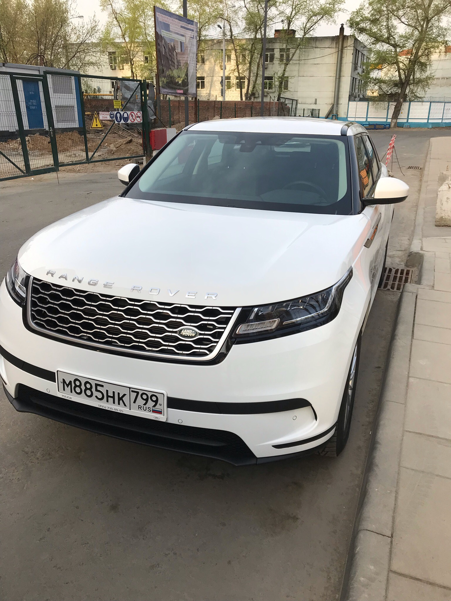 Range Rover Velar от Каршеринга Яндекс.Драйв и да он без оклейки ;)