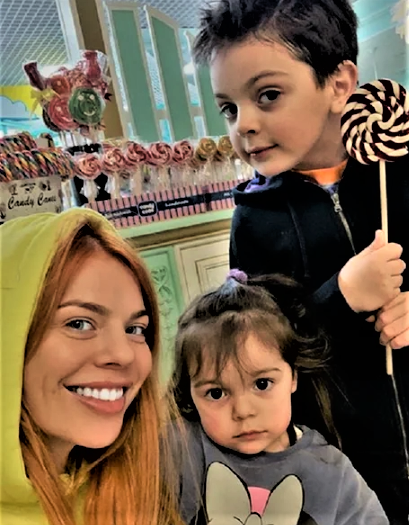 Анастасия Стоцкая с детьми: Вера и  Александр. Дети знаменитостей