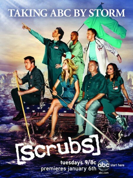 официальный постер  сериала Клиника
