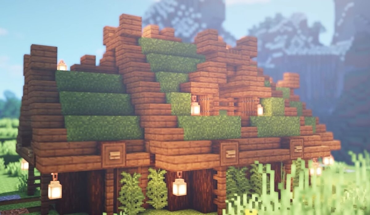 Пример здания в средневековом викингском стиле в одном из городов #СП