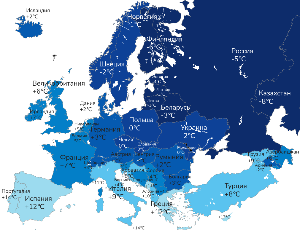 Перевод на зимнее время в европе 2023. Средняя температура зимой в Европе. Карта температур Европы зимой. Средняя температура января в Европе. Карта средней температуры Европы.