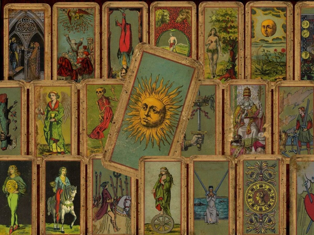 Карты таро винтажные. Tarot Deck Таро. Таро древняя колода. Бесовская колода Таро. Французская колода Таро.