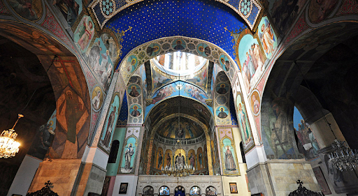 Церковь Сиони изнутри. Тбилиси. Источник: Википедия.