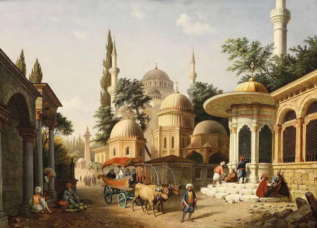 Ottoman istanbul. Османская Империя Персия 18 век. Турция Османская Империя 19 век. Османская Империя Стамбул живопись. Османскмя Империя 18век.