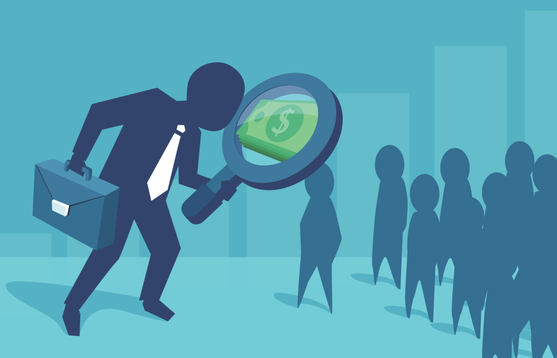 бизнесмены переговоры. выгода иллюстрация. выбор человека. довольный клиент. принятие решений.