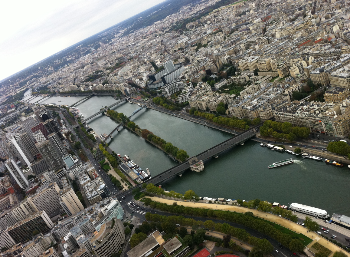 Париж. Вид с эйфелевой башни.