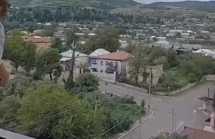 Обстановка в Степанакерте прямо сейчас. Фото: скриншот видео RT