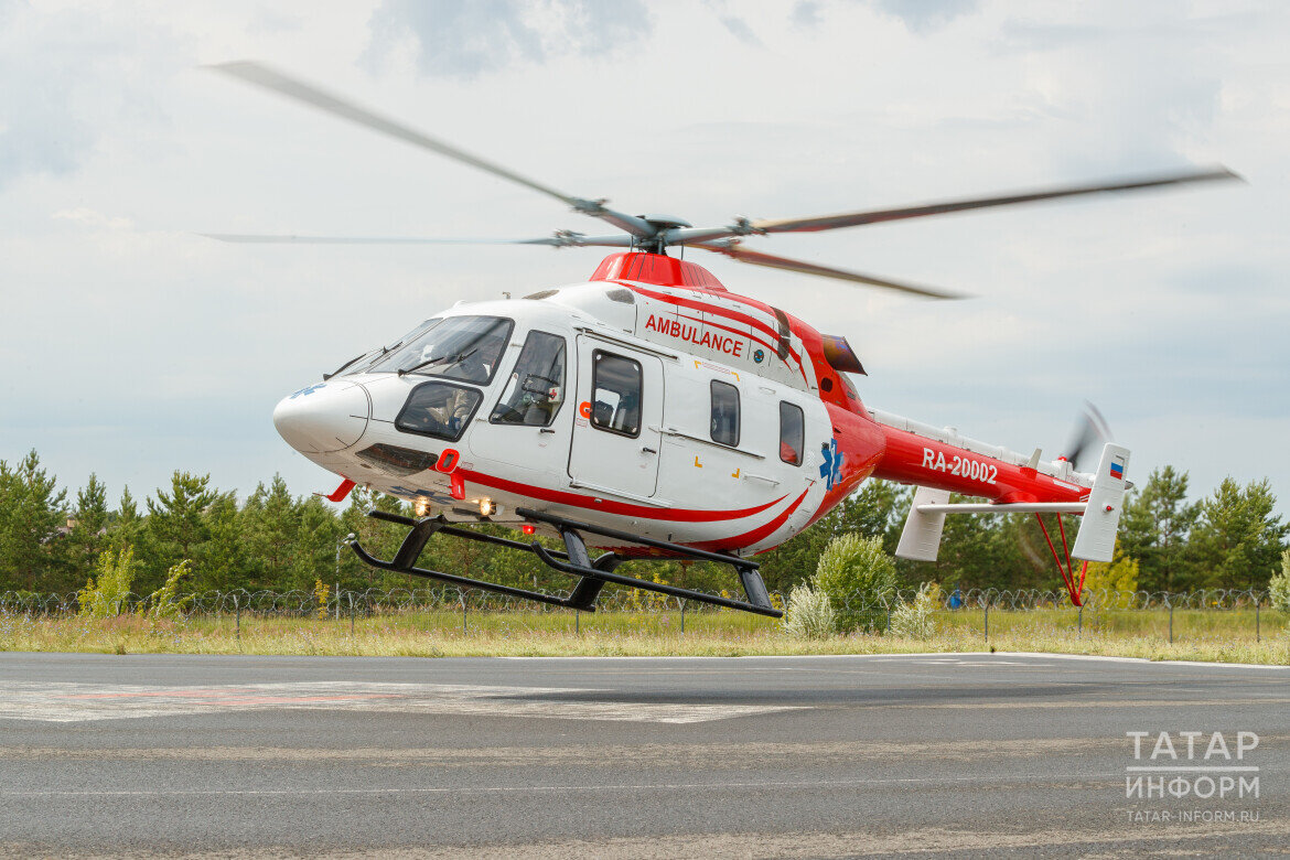​Казанский вертолетный завод поставил в Туркменистан «Ансат» для оказания неотложной скорой помощи населению. Фото: © Владимир Васильев / «Татар-информ»