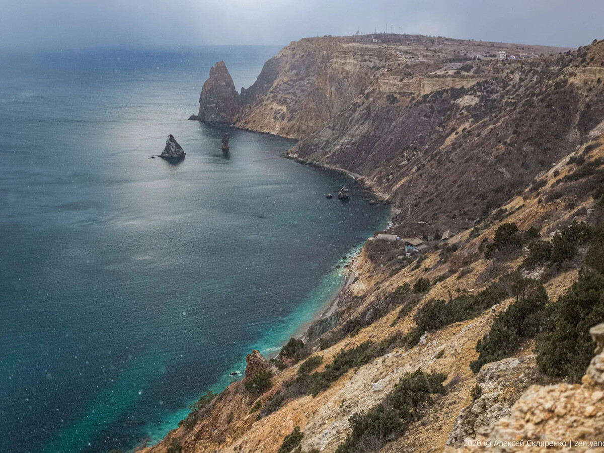 Мыс Фиолент в Крыму реконструкция