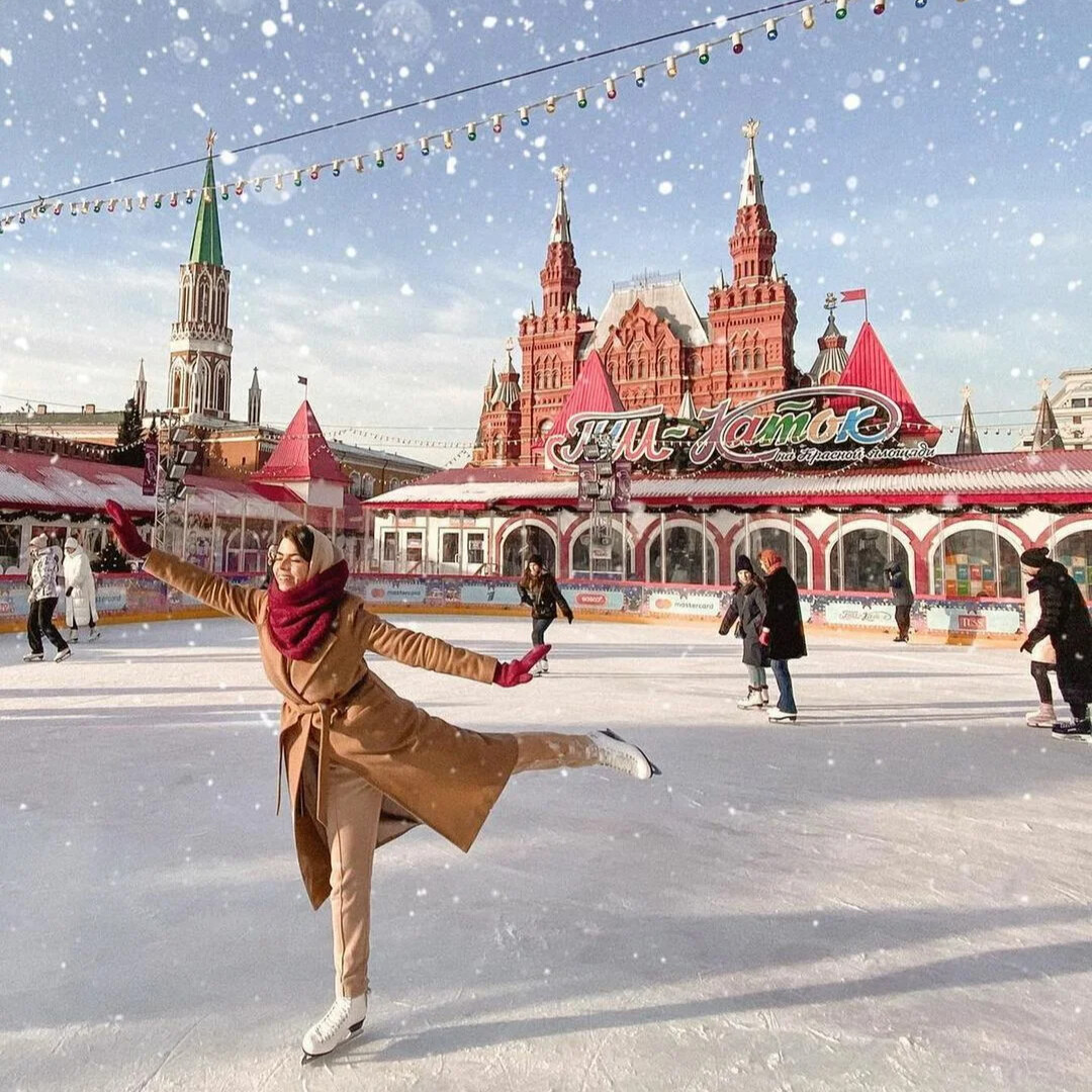 красная площадь зимой