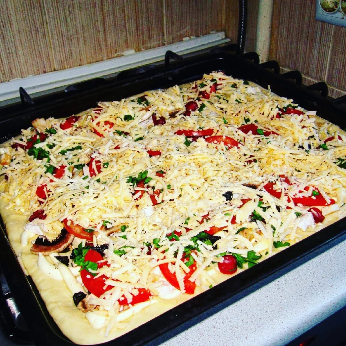 щедрая пицца рецепт фото 113