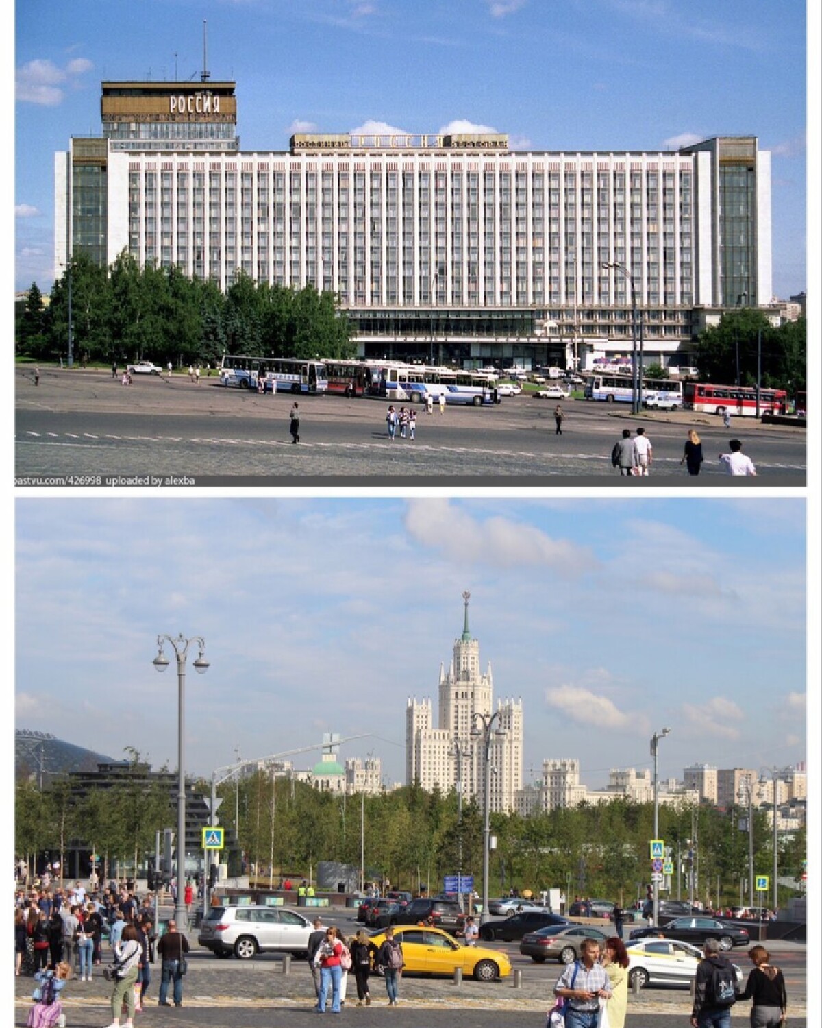 что теперь на месте гостиницы россия в москве