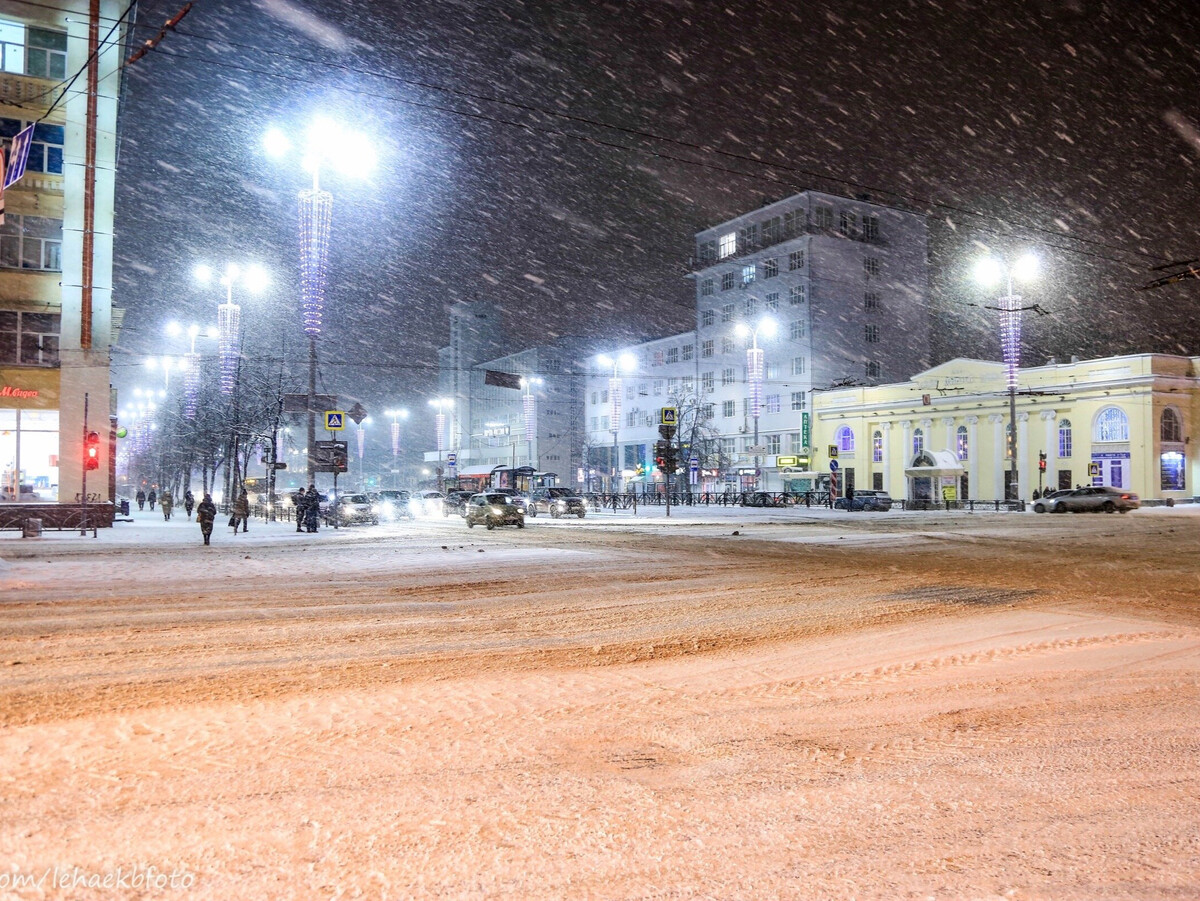 Екатеринбург снег