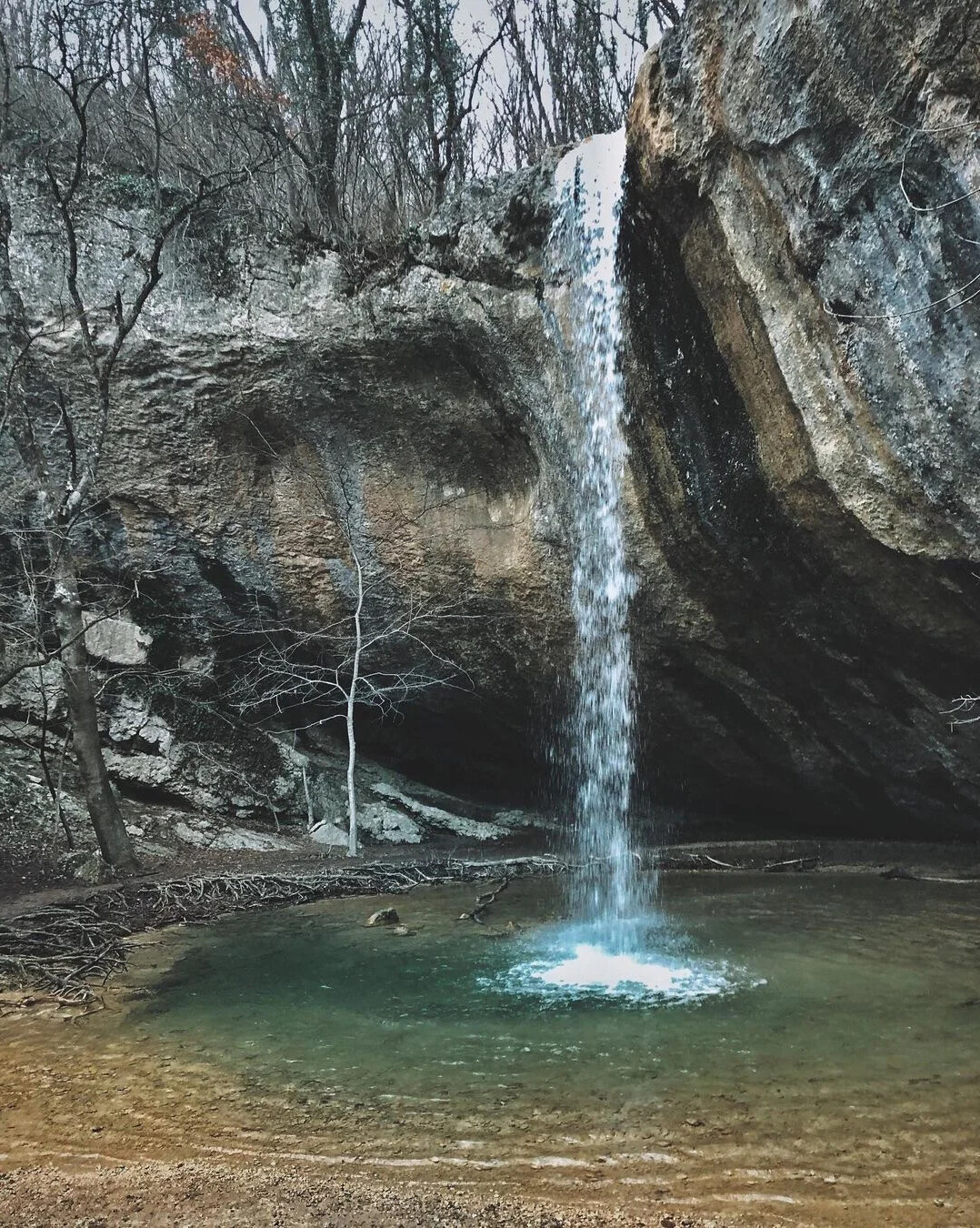 Водопад козырек крым фото