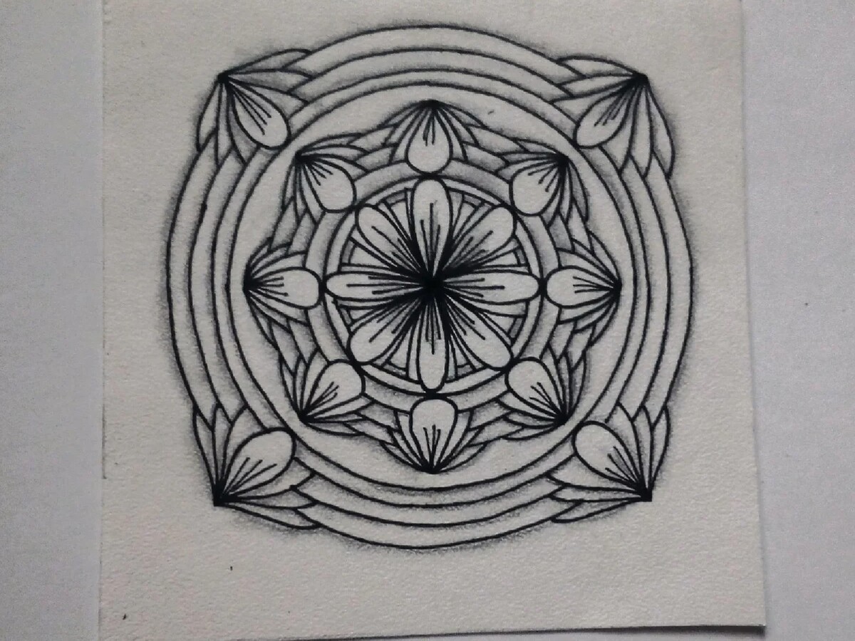 Легко дзен. INKTOBERTANGLES.