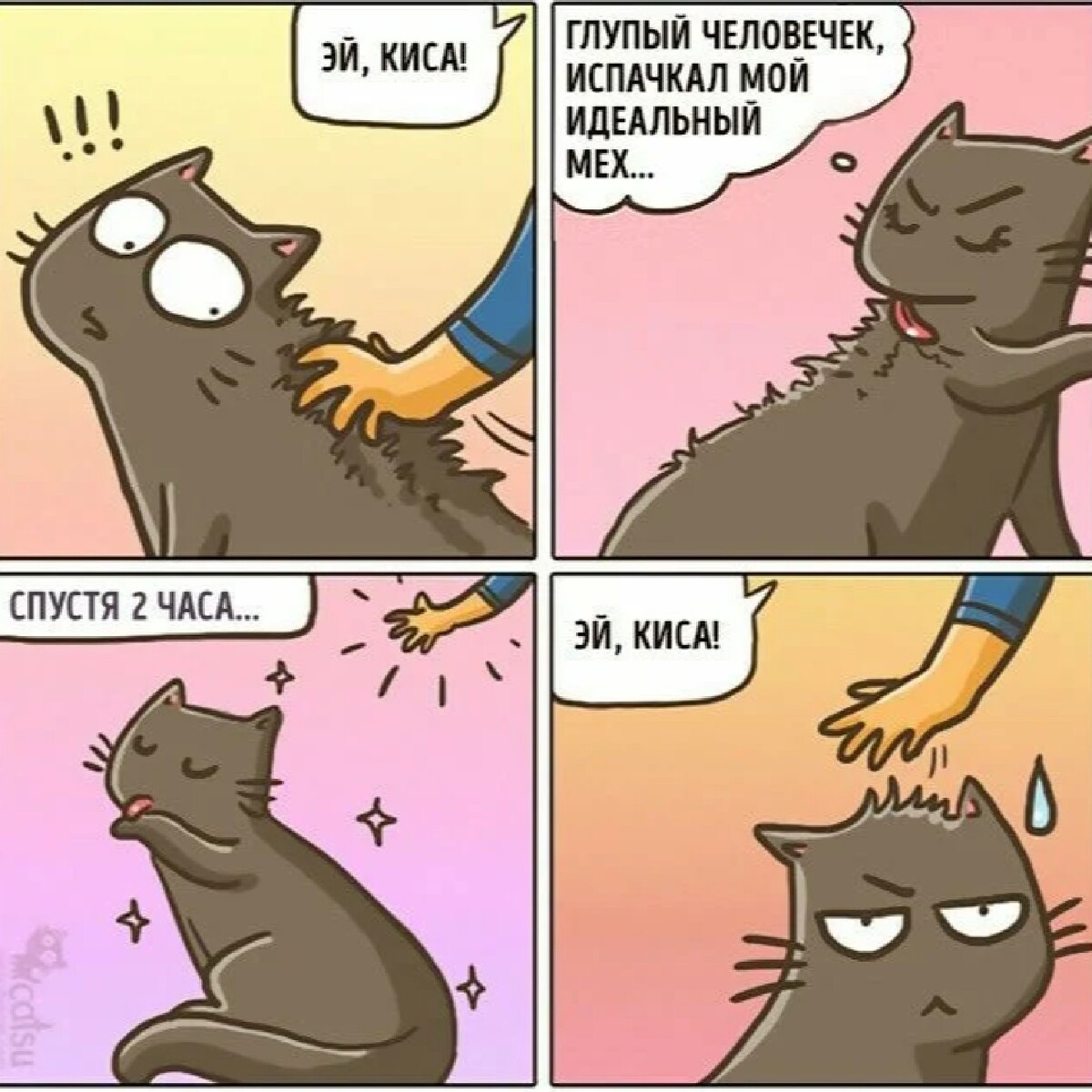 Комиксы с котами