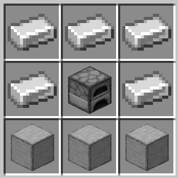 Плавильня майнкрафт схема