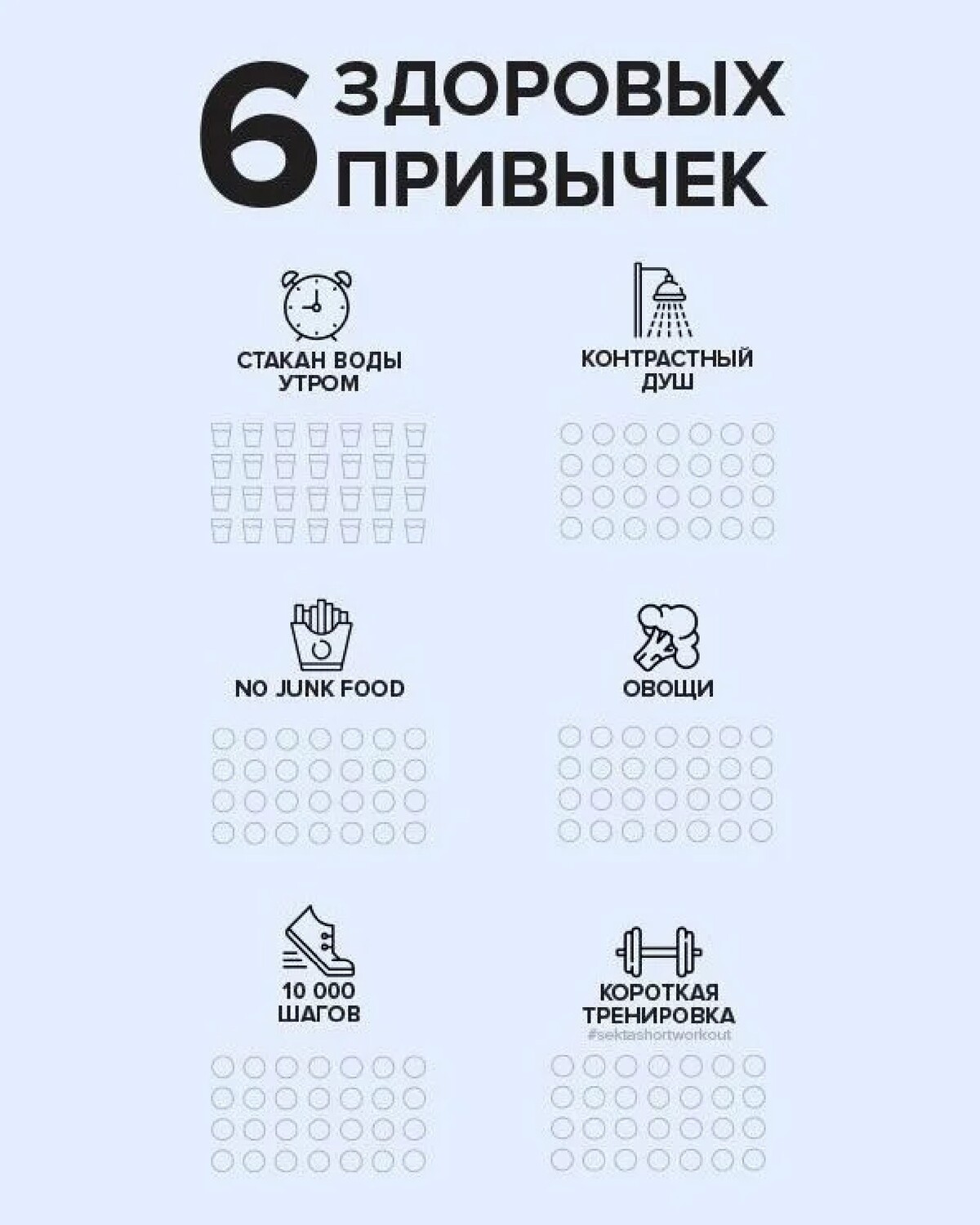 Примеры деятельности и привычек
