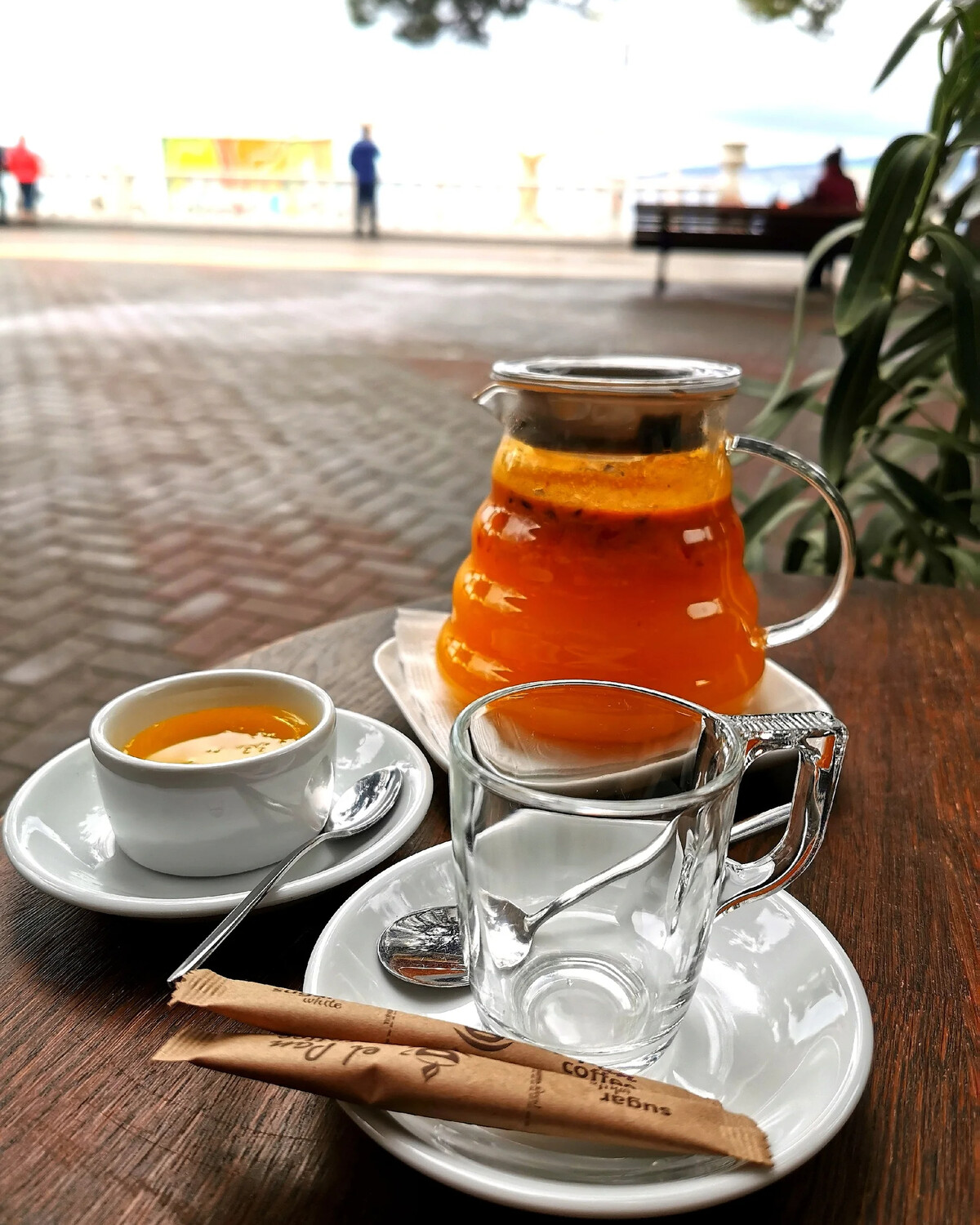 облепиховый чай в кафе