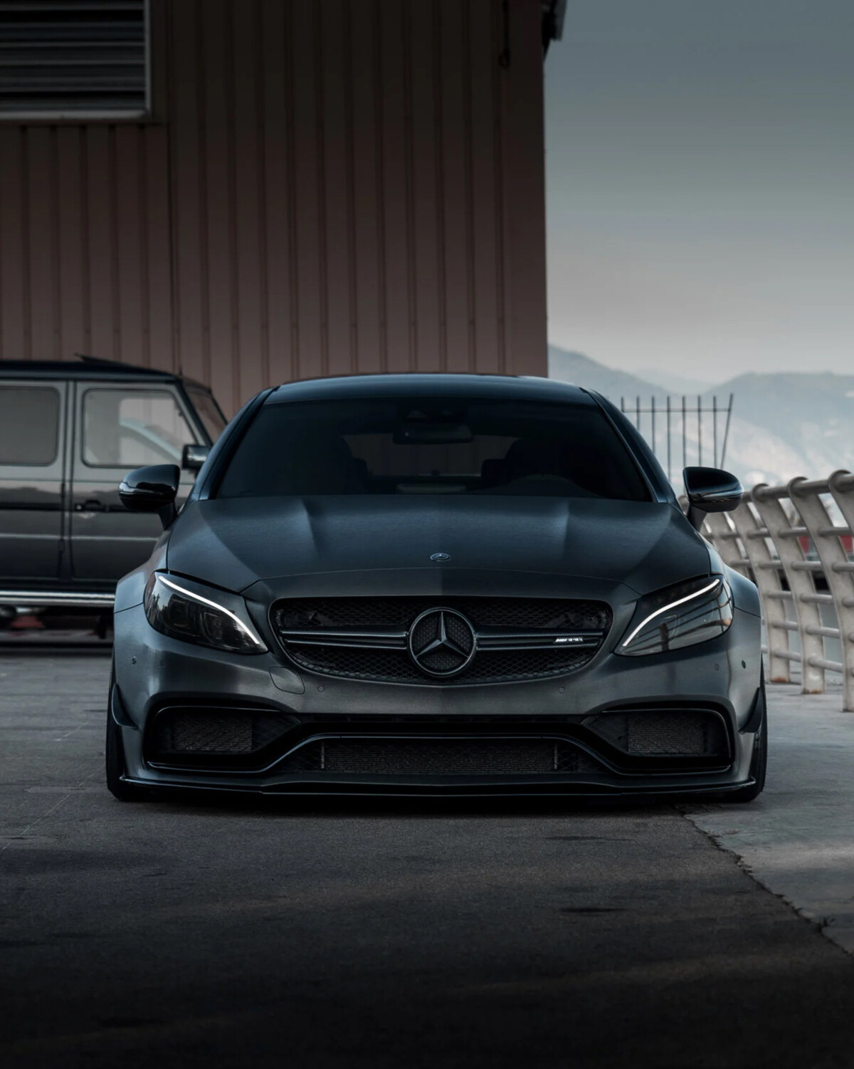 E63 AMG фары