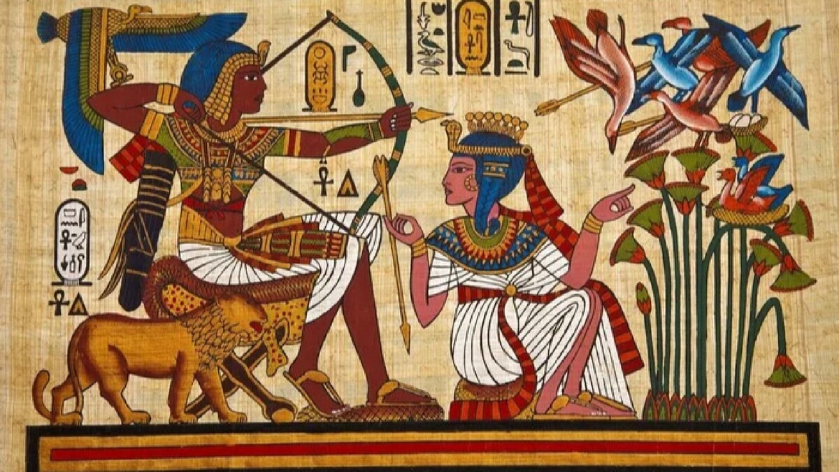 Искусство древнего Египта живопись иероглифы