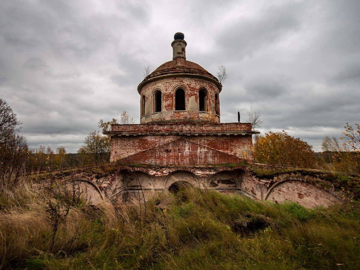 Тверская область заброшенный храм 1784