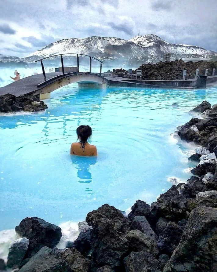 Голубая лагуна в исландии фото