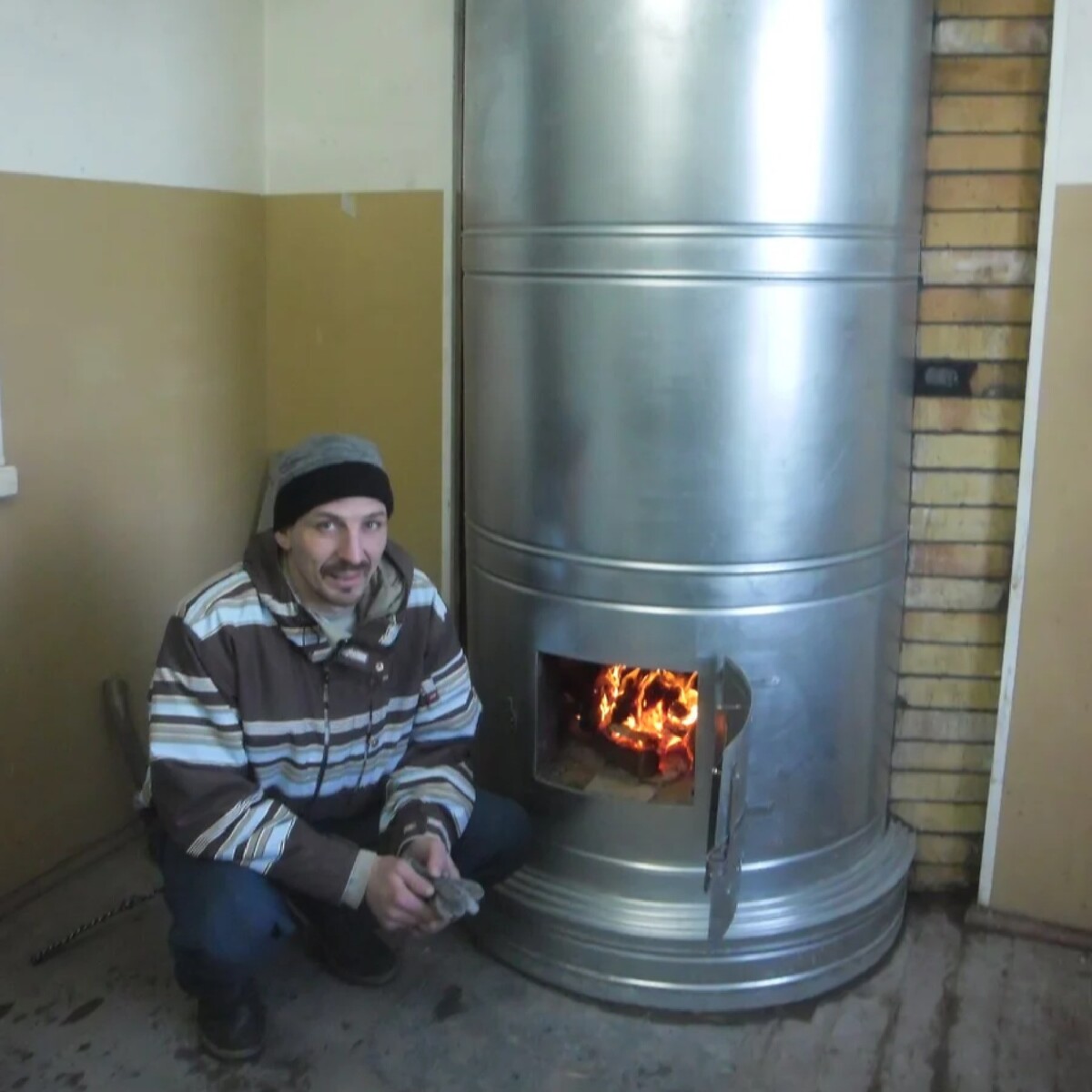 Печь Голландка Круглая фото 27