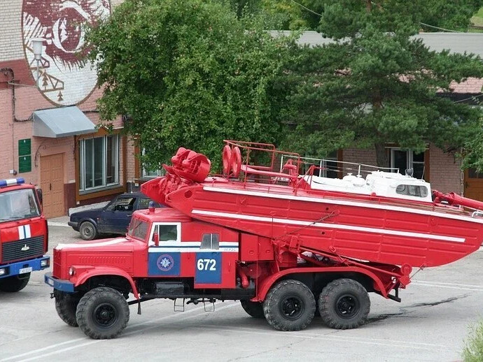 КРАЗ АЦ пожарный
