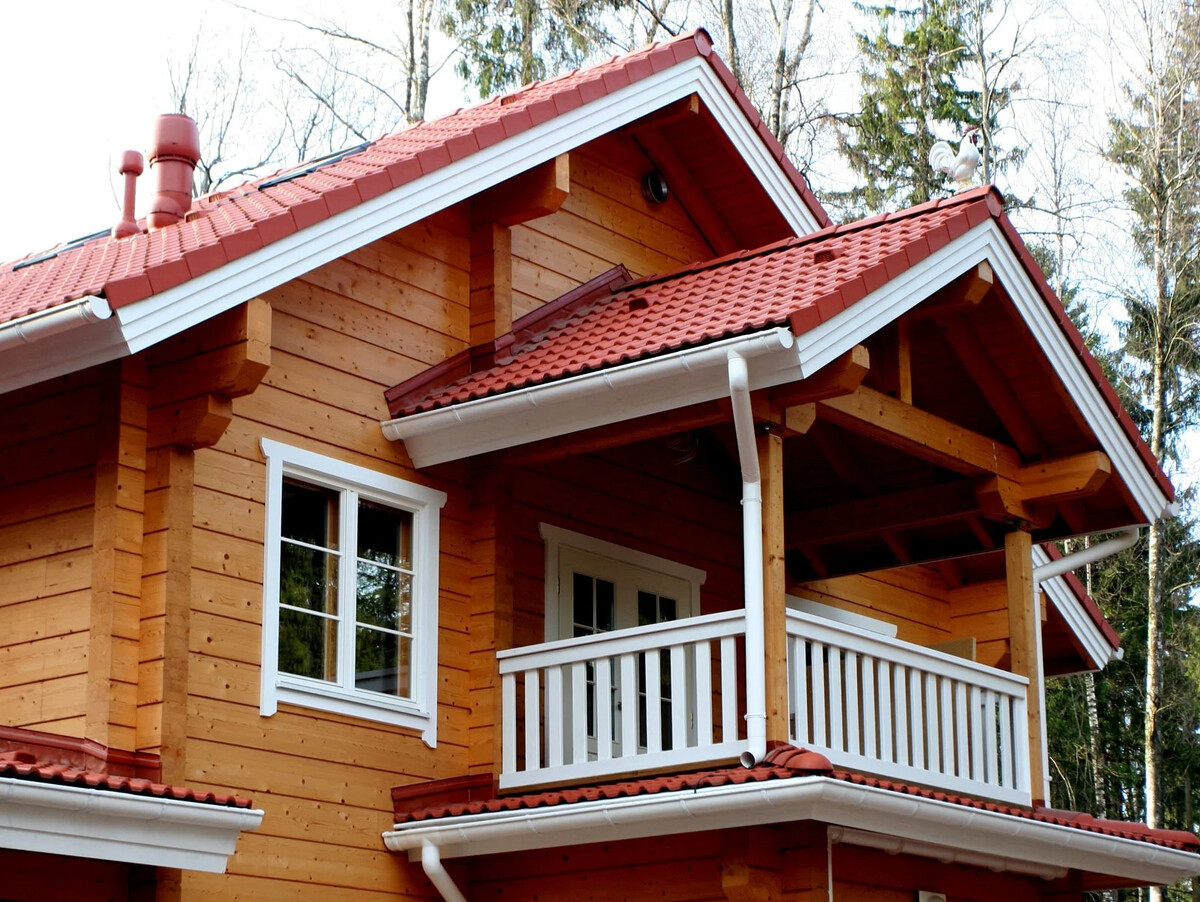 Балкон на крыше частного дома своими руками