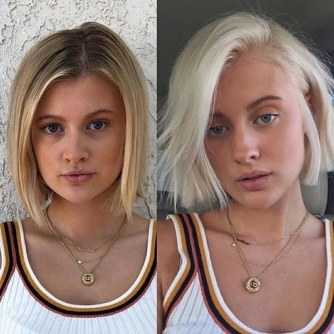 Блонд меняет внешность