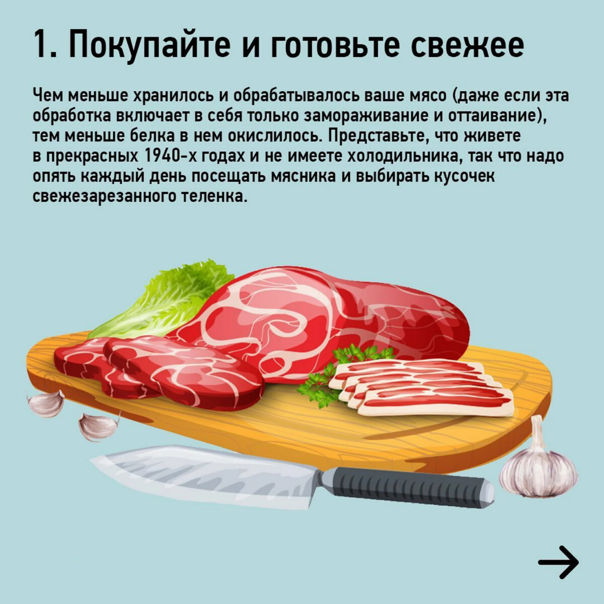 Интересное про мясо