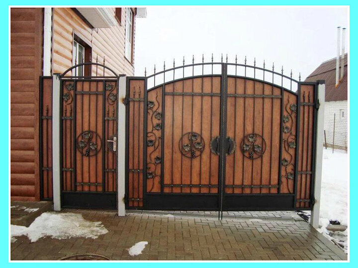 Калитки для дома фото