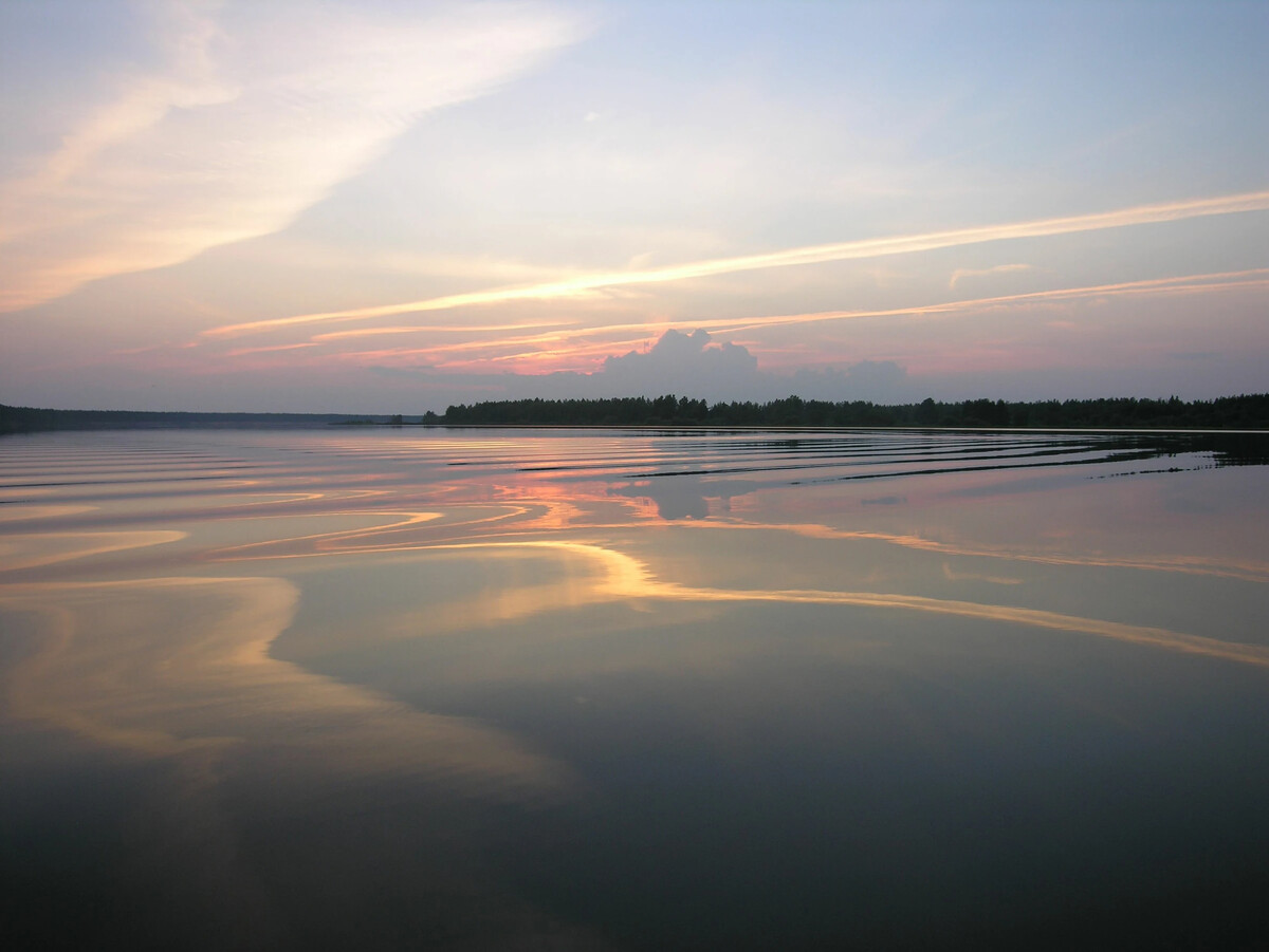 рыбинское водохранилище берег