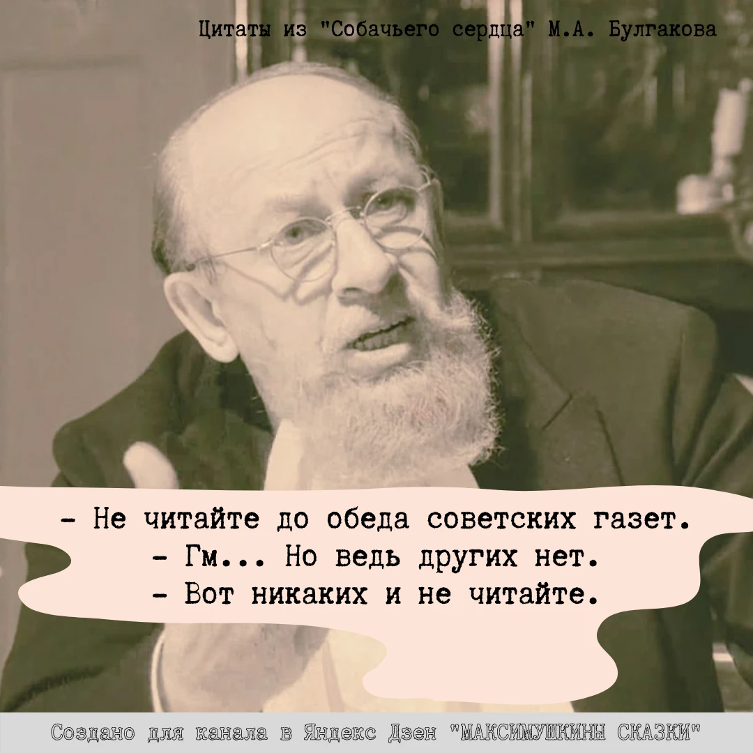 Собачье сердце план по главам цитаты