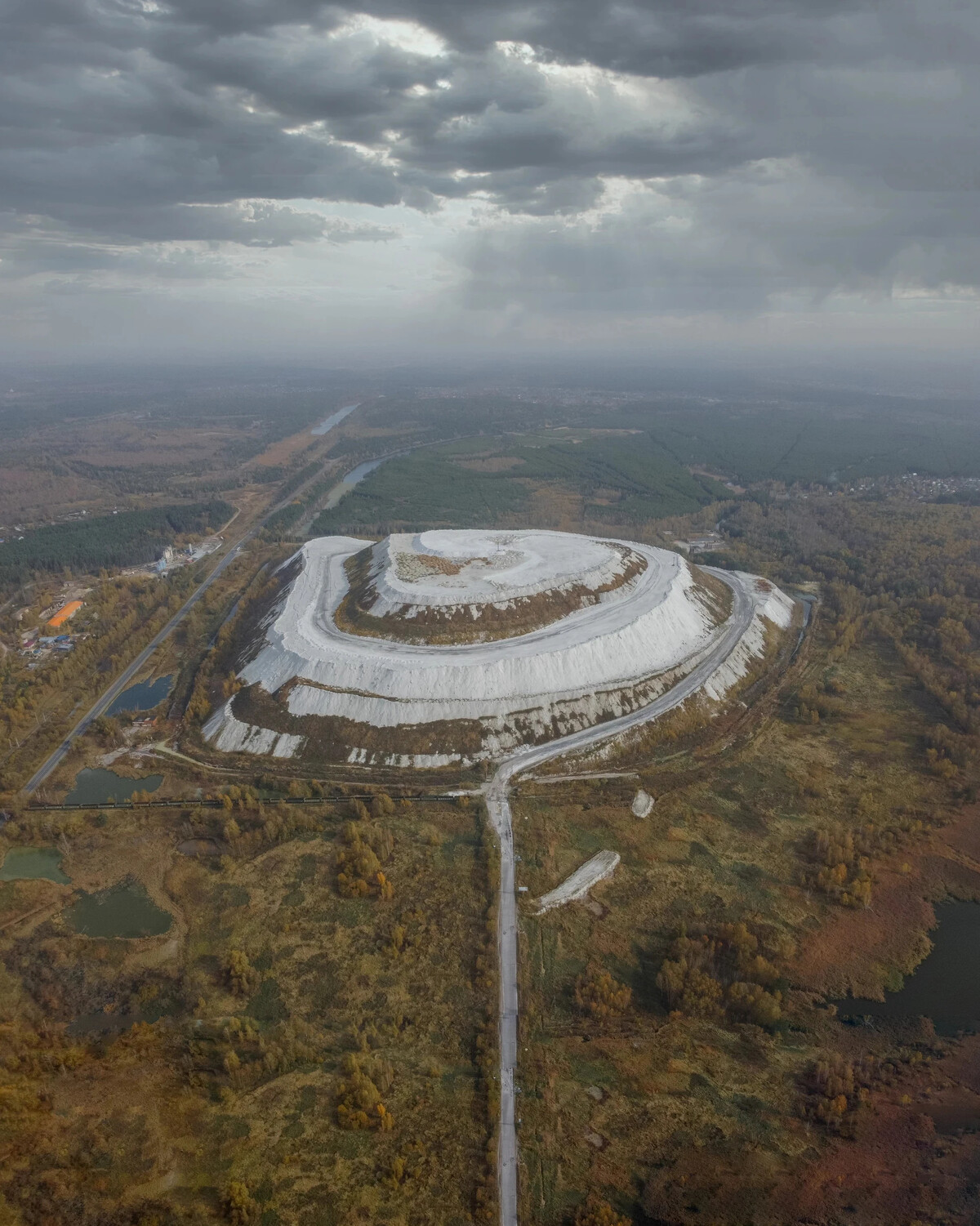 фосфогипсовая гора в воскресенске