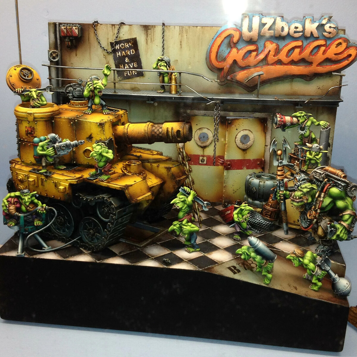 Warhammer 40 k Miniatures Diorama