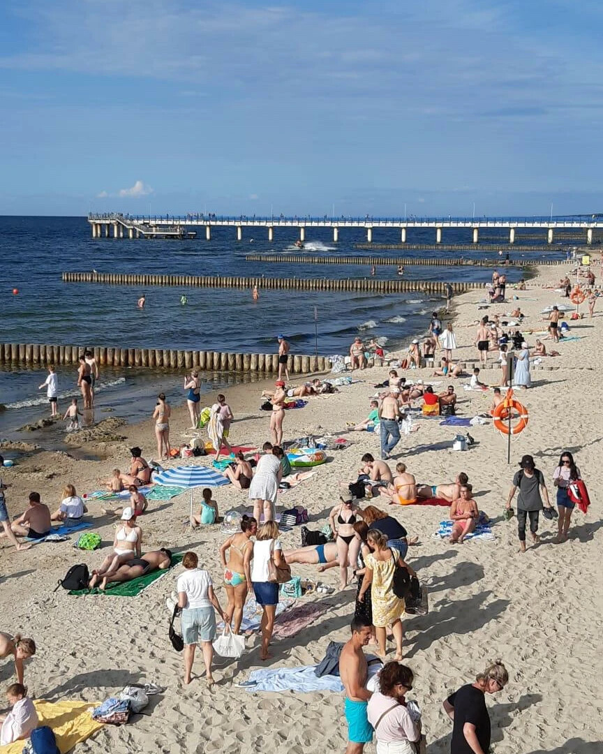 Море в зеленоградске сейчас